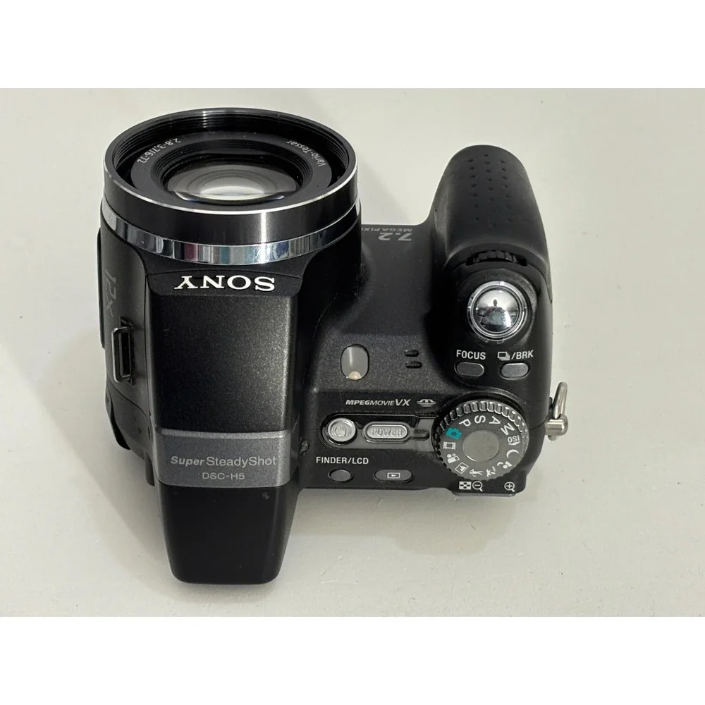 Sony Cyber-Shot DSC-H5 7.2 MP 12X Carl Zeiss Vario-Tessar Digital Still Camera